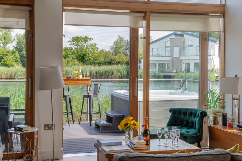 Lake view from living space