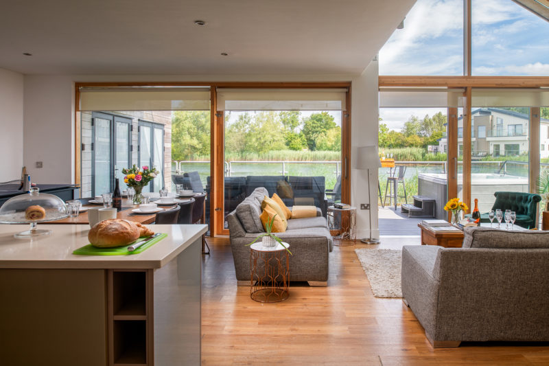 Open plan living space