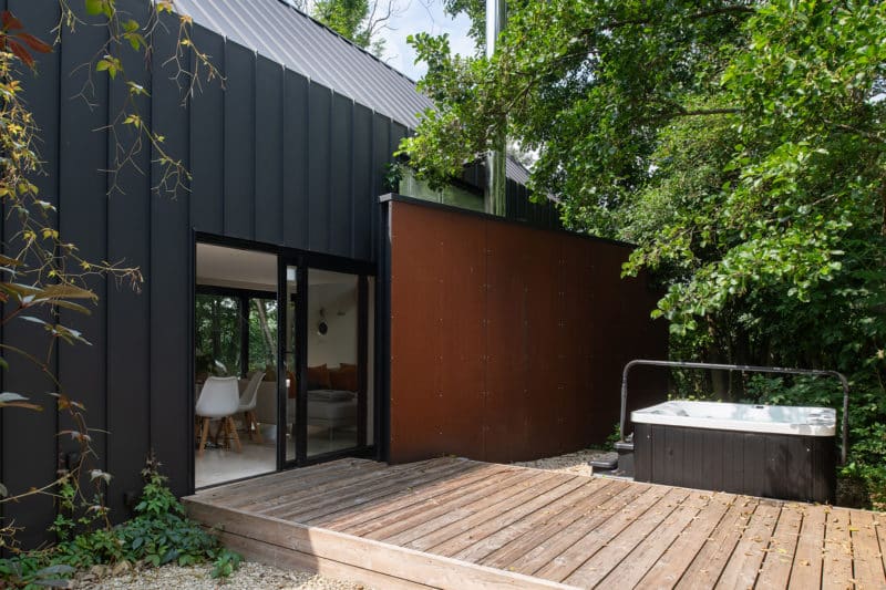 Exterior of Scandinavian Tiny Home