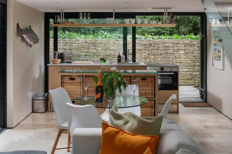 Modern Dining Area in Open Plan Space