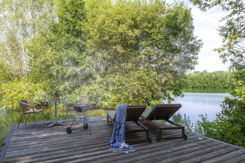 Sun-beds for guest to use at holiday home