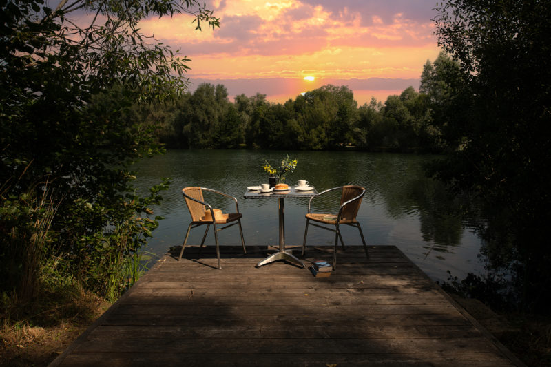 Sunsets from your decking at Luxury Holiday Home