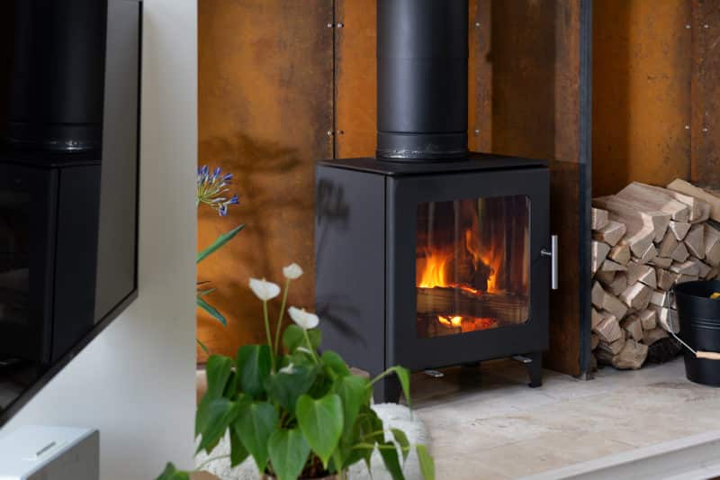 Log Burner at Luxury Holiday Home