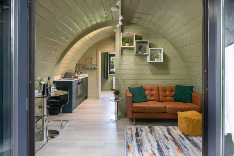Glamping Pods with a Hot Tub