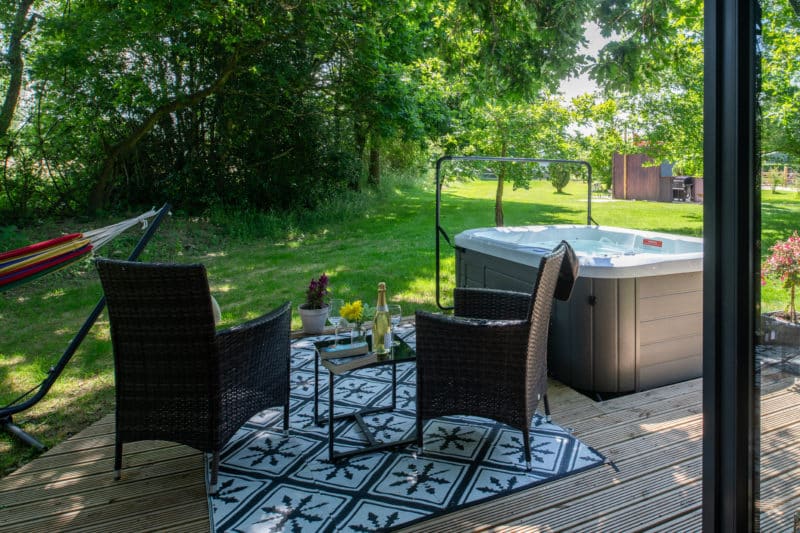 Glamping Pods with a Hot Tub