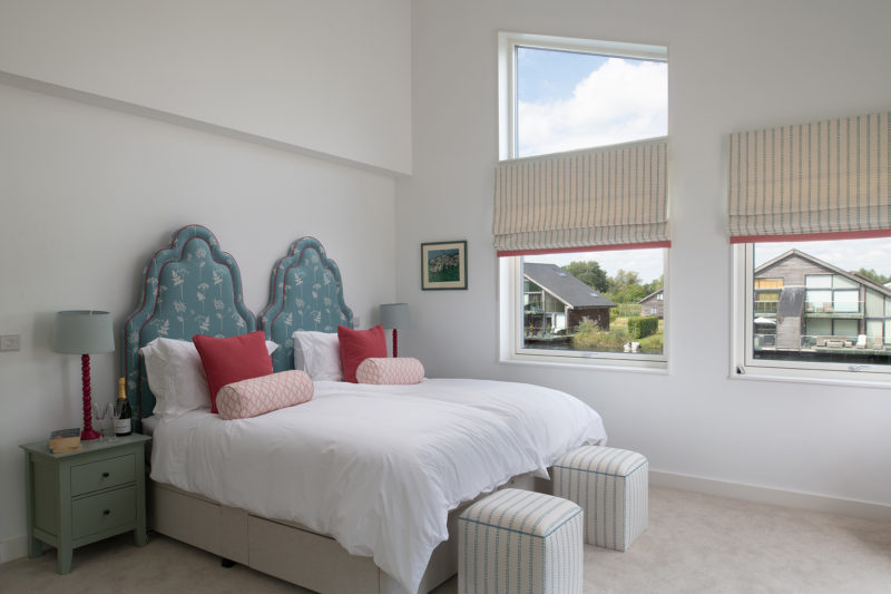 Master bedroom at The Duck House